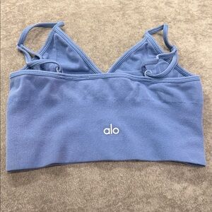 ALO Yoga Light Blue Seamless Bralette Camisole